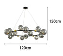 Axyaa LED Chandeliers for Modern Living Room Indoor Lighting