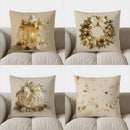 Axyaa Festive Lantern Decor Pillow Cover for Sofa, Bedroom, Car - Home Décor Style