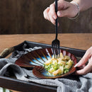 Axyaa Shell Plate: Creative Kiln-changed Ceramic Plate for B&B and Restaurant