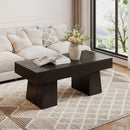 Axyaa Vintage Wooden Coffee Table - Modern Center Cocktail Furniture