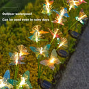 Axyaa Solar LED Butterfly Fiber Optic Outdoor Garden Light