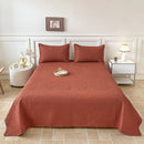 Axyaa Quilted Leaf Bedspread Set, 4-Season Blanket, 230*240 Dimensions