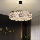 Axyaa Crystal Chandelier Pendant Light for Living Room and Dining Room