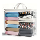 Axyaa Clear PVC Storage Bag: Waterproof Organizer for Clothes, Toys, Quilts, Blankets & More