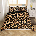 Axyaa Safari Cheetah Print Bedding Set - Leopard Comforter Cover Set
