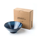 Axyaa Ceramic Ramen Bowl Set - European Style Tableware for Soup, Salad, and More