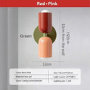 Axyaa Nordic LED Wall Lamp: Modern Macaron Sconces for Bedroom, Study, Living Rooms.