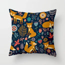 Axyaa Cartoon Animal Cushion Cover 45*45 Sofa Pillowcase Decorative Throw Pillow