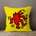 Axyaa Plush Velvet Pillowcase Decorative Cushion Cover in Popular Graffiti Art