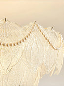Axyaa French Crystal Hanging Light: Modern Luxury for Living, Dining, Bedroom