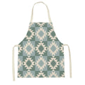 Axyaa Geometric Floral Kitchen Apron - Stylish Adult Kids Bib for Cooking & Baking