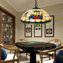 Axyaa European Glass Game Room Pendant Lamp - Energy-saving Decor Fixture