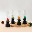 Axyaa Retro Decorative Flameless Night Light Halloween Candle Lamp