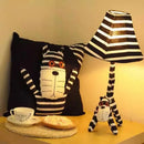 Axyaa Magic Striped Cat Floor Lamp: Dimmable Night Light with Bendable Legs