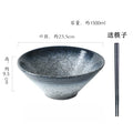 Axyaa Ramen Soup Salad Dessert Sashimi Bowl Set - Retro Japanese Ceramic Bowls