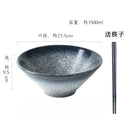 Axyaa Ramen Soup Salad Dessert Sashimi Bowl Set - Retro Japanese Ceramic Bowls