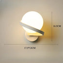 Axyaa Ball Wall Lamp: Modern Nordic Minimalist LED Sconce Light for Living Room, Bedroom, Kitchen