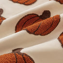 Axyaa Vintage Pumpkin Pattern Cushion Cover - Halloween Pillowcase