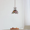 Axyaa Glass Hanging Lights Kitchen Dining Room Modern Nordic LED Pendant Light Fixtures