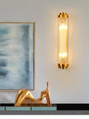 Axyaa Crystal Wall Lamp for Living Room, Bedroom, Bedside - Light Luxury, Modern Design
