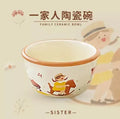 Axyaa Ceramic Bowl Set - Stylish Rice, Noodle, and Soup Bowls for Family Tableware