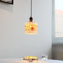 Axyaa Glass LED Pendant Light Fixture Nordic Modern Hanging Light