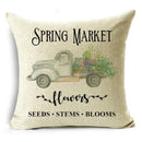 Axyaa Spring Flowers & Plants Pillow Cover Collection - 40/45/50cm