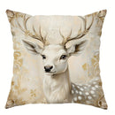 Axyaa Christmas Pillowcase Set for Home Decor - Santa Claus Reindeer Tree Design