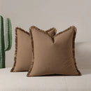 Axyaa Simple Light Luxury Solid Color Cushion Cover 50x50 Home and Sofa Decor