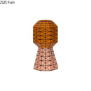 Geometric Ceramic Vase with Artificial Flowers - Axyaa Aesthetic Room Decor