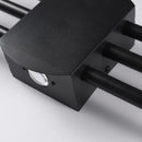 Axyaa Black Aluminum LED Wall Light for Modern Indoor Lighting