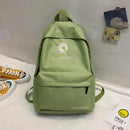 Axyaa Daisy Print Mini Canvas Children's Backpack - Small Student Schoolbag