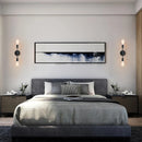 Axyaa Modern 2-Light E27 Wall Lamp for Living Room, Bedroom, Bathroom - Minimalist Design