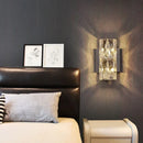 Axyaa Crystal LED Wall Sconce: Modern Luxury Home Lighting for Bedside, Foyer, Hotel Room