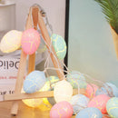 Axyaa Easter Egg Lights: Battery Operated Fairy String Lights for Home Party Decor