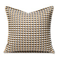 Embroidered Tufted Cushion Cover in Neutral Tones by Axyaa