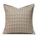 Embroidered Tufted Cushion Cover in Neutral Tones by Axyaa