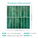 Axyaa 3D Tile Sticker Peel and Stick Backsplash Wall Panel Kitchen Decor Waterproof