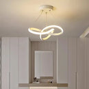 Axyaa LED Strip Pendant Light: Modern Minimalist Home Decor Fixture.