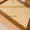 Axyaa Bamboo Kitchen Spice Caddy Shelf Organizer & Display Rack for Coffee Bar Counter