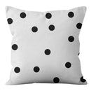 Axyaa Geometric Letters Print Sofa Cushion Cover Home Decor Party Bedding