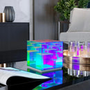 Axya LED Magic Cube Desk Lamp - Modern Colorful Acrylic Night Light