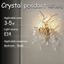 Axyaa Crystal Lamp: Luxury INS Style for Bedroom, Wall, Living Room.
