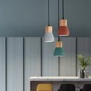 Axyaa Modern LED Cement Pendant Lamp for Bedroom, Living Room, and Dining Room