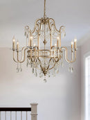 Axyaa High Living Room Dining Crystal Lamp Duplex Villa Light Luxury
