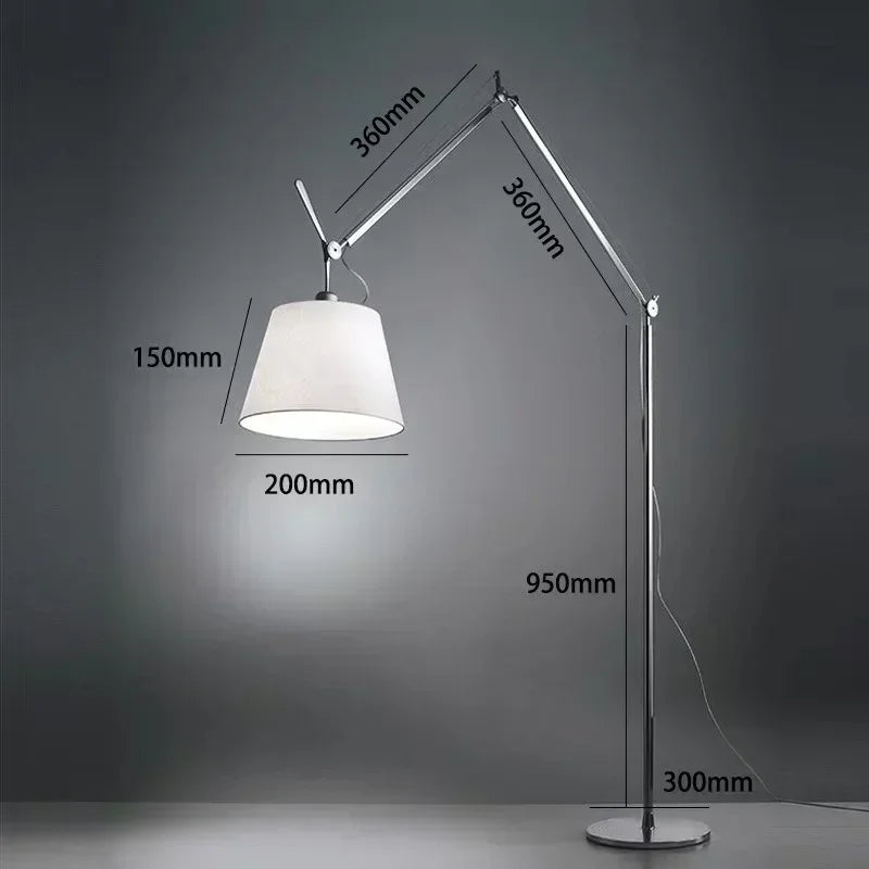 Adjustable LED Floor Lamp for Home Office Study, Axyaa Branded Simple Design