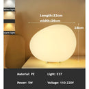Axyaa Acrylic Pebble Table Lamp Modern LED Night Light Warm Home Decor