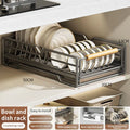 Axyaa Wood Drawer Organizer Dish Drying Rack Spicy Storage Home Gadget Set