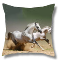 Fine Horse Print Cushion Cover for Home Decor by Axyaa