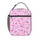 Axyaa Cute Insulated Lunch Bag - Portable Thermal Lunch Box for Girls, School, Travel